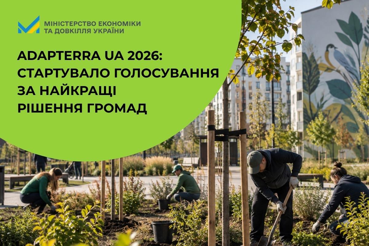 Adapterra UA 2026: стартувало голосування за найкращі рішення громад