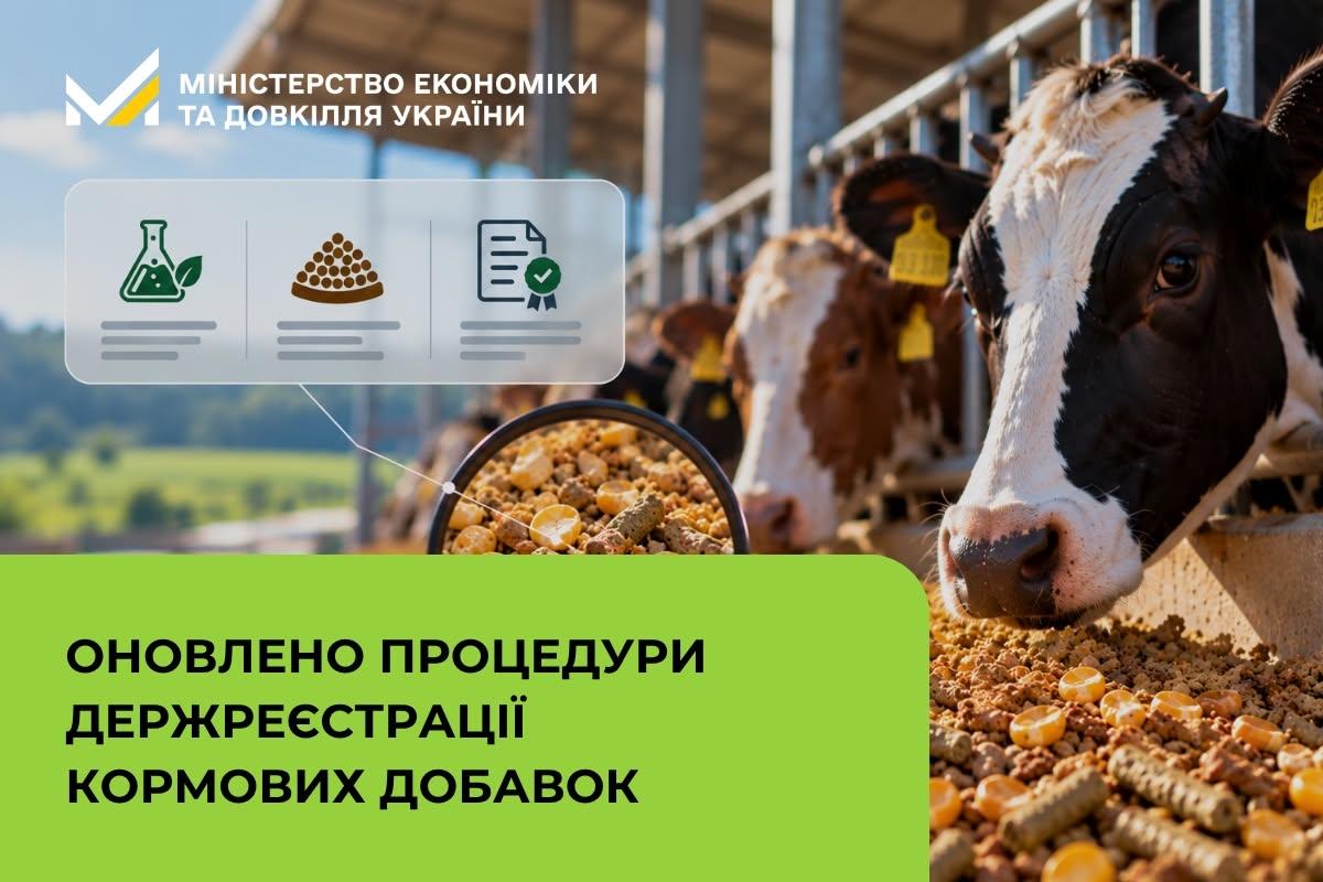 Оновлено процедури держреєстрації кормових добавок