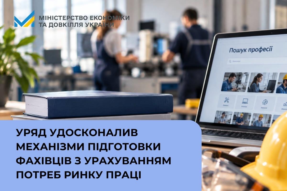 Уряд удосконалив механізми підготовки фахівців з урахуванням потреб ринку праці
