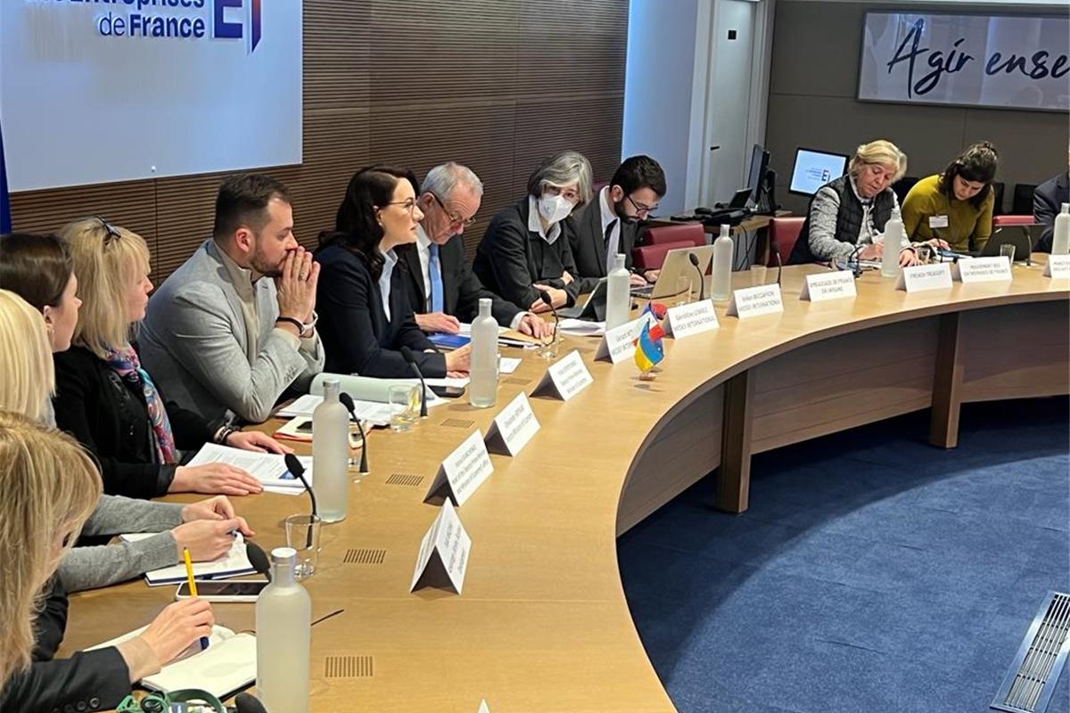 Післявоєнна Україна стане невід’ємною частиною європейської економіки, – Юлія Свириденко на зустрічі з Федерацією роботодавців Франції
