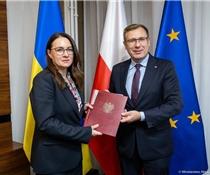 Міністр економіки України Юлія Свириденко і перший заступник Віцепрем’єр-міністра Польщі Мачей Малецький