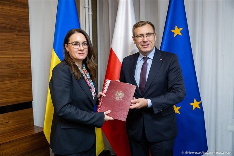 Міністр економіки України Юлія Свириденко і перший заступник Віцепрем’єр-міністра Польщі Мачей Малецький
