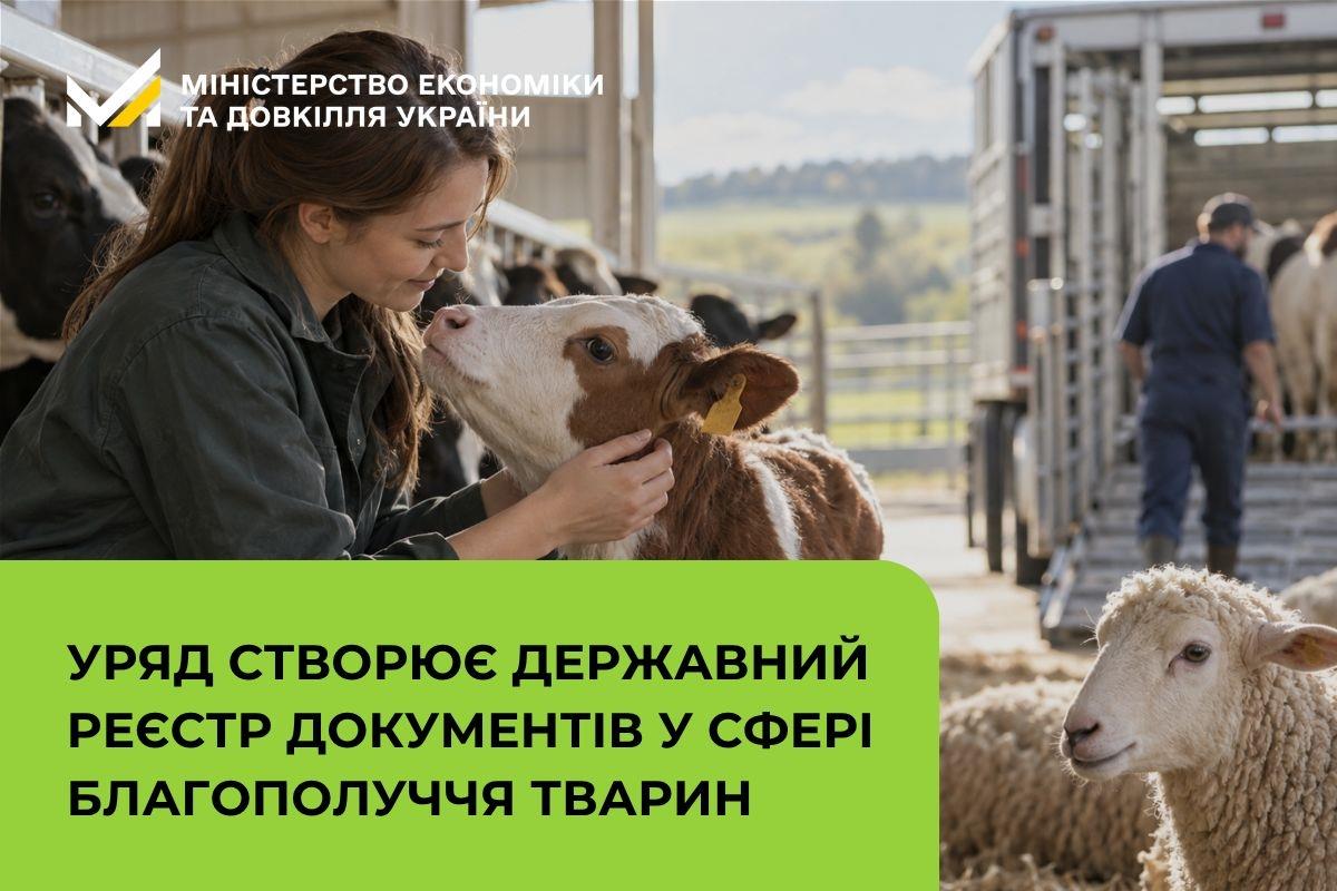 Уряд створює Державний реєстр документів у сфері благополуччя тварин
